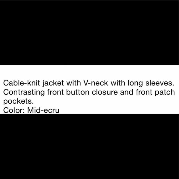 💫Flash Sale💫Long cable-knit jacket - Picture 12 of 16